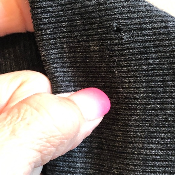 1970s Neumann-Marcus Faux Wrap Dress Gray - Picture 12 of 14